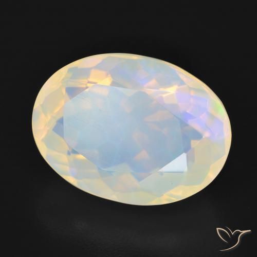 9,17 ctw natürlicher Mehrfarbig Opal, Oval, Transparent