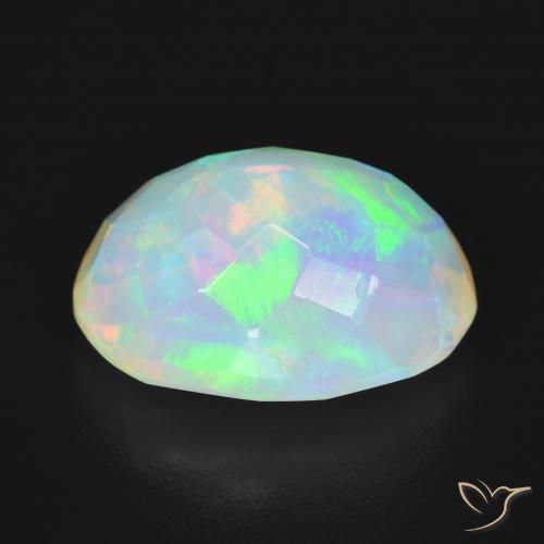 9,17 ctw natürlicher Mehrfarbig Opal, Oval, Transparent
