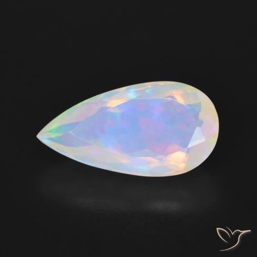 9,17 ctw natürlicher Mehrfarbig Opal, Birnenform, Transparent