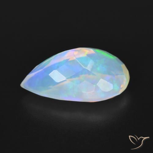 9,17 ctw natürlicher Mehrfarbig Opal, Birnenform, Transparent