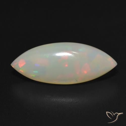 3.05ct Natürlicher Mehrfarbig Opal, Marquise, Lichtdurchlässig