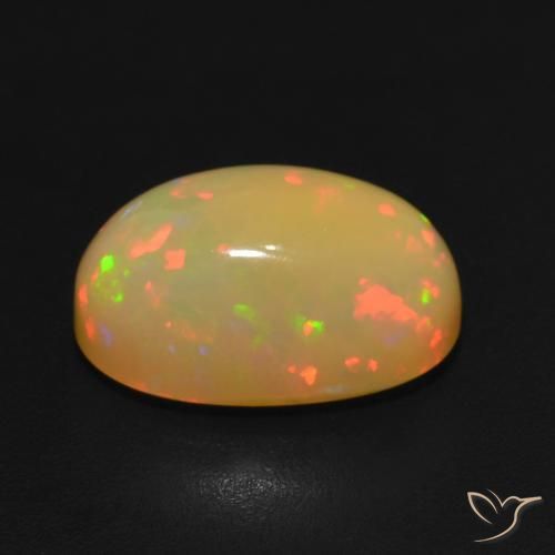 9,17 ctw natürlicher Mehrfarbig Opal, Oval, Lichtdurchlässig