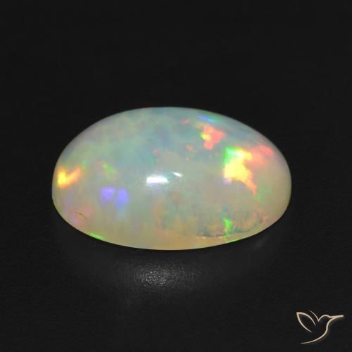 9,17 ctw natürlicher Mehrfarbig Opal, Oval, Lichtdurchlässig