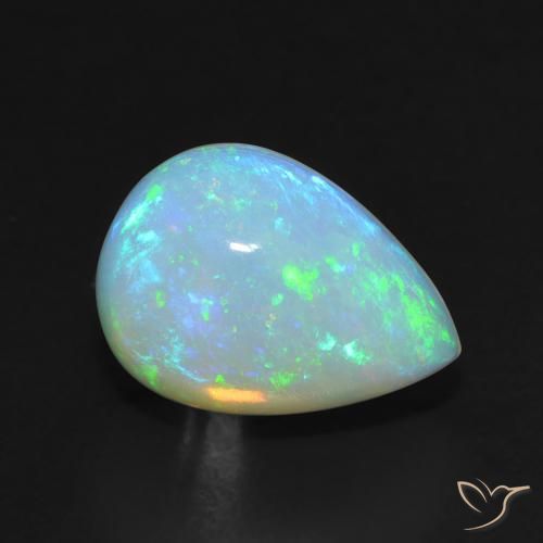 9,17 ctw natürlicher Mehrfarbig Opal, Birnenform, Lichtdurchlässig