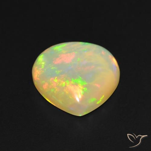 9,17 ctw natürlicher Mehrfarbig Opal, Birnenform, Lichtdurchlässig