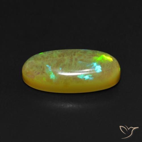 9,17 ctw natürlicher Mehrfarbig Opal, Oval, Lichtdurchlässig