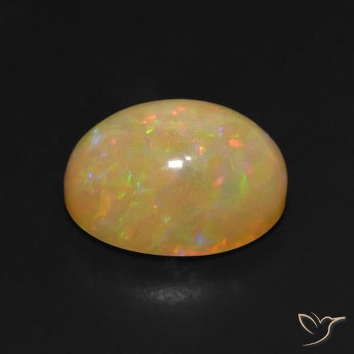 9,17 ctw natürlicher Mehrfarbig Opal, Oval, Lichtdurchlässig