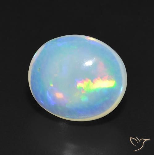 9,17 ctw natürlicher Mehrfarbig Opal, Oval, Lichtdurchlässig