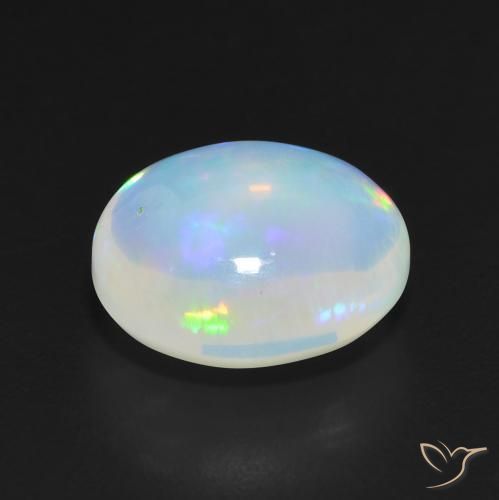 9,17 ctw natürlicher Mehrfarbig Opal, Oval, Lichtdurchlässig