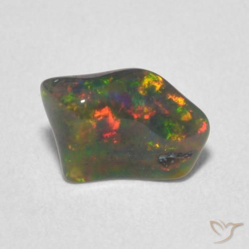 0.77ct Natürlicher Mehrfarbig Opal, Fantasie, Lichtundurchlässig, Photo A