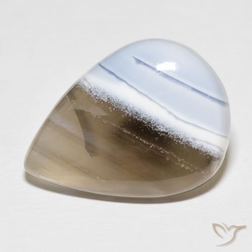 17.99ct Natürlicher Mehrfarbig Opal, Birnenform, Lichtundurchlässig, Photo A