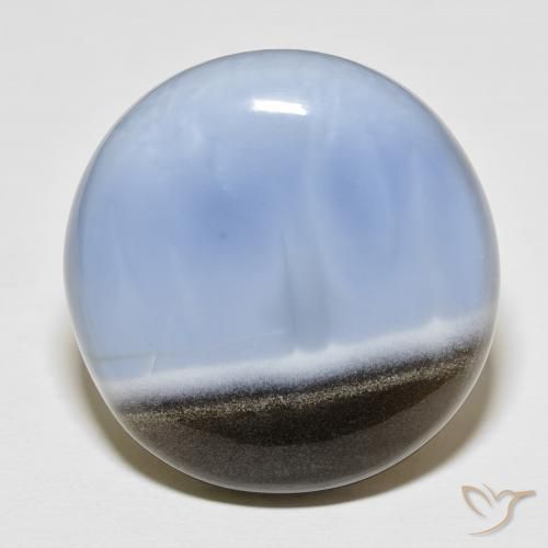 51.22ct Natürlicher Mehrfarbig Opal, Runden, Lichtundurchlässig
