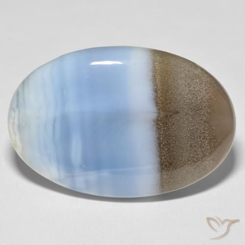 33.21ct Natürlicher Mehrfarbig Opal, Oval, Lichtundurchlässig