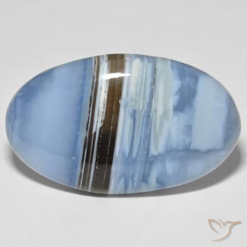 27.54ct Natürlicher Mehrfarbig Opal, Oval, Lichtundurchlässig