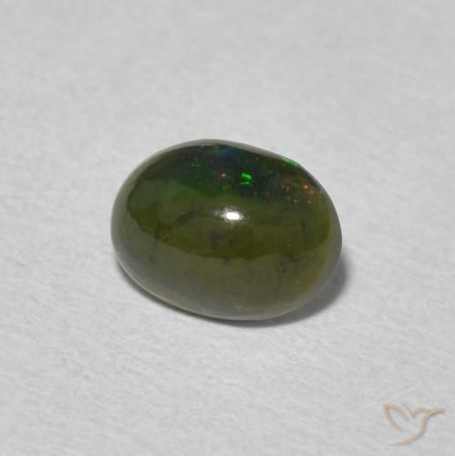 9,17 ctw natürlicher Mehrfarbig Opal, Oval, Lichtundurchlässig