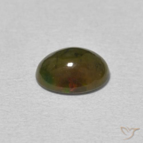 9,17 ctw natürlicher Mehrfarbig Opal, Oval, Lichtundurchlässig