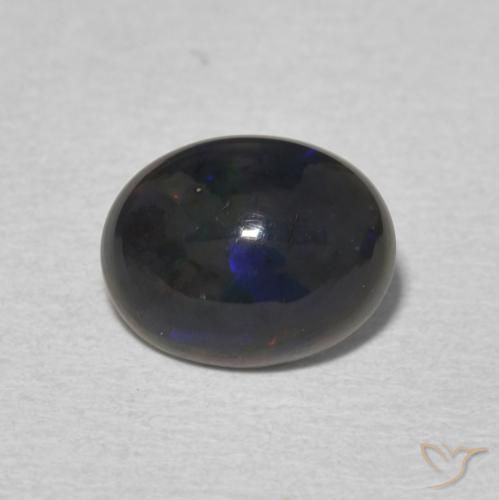 1.09ct Natürlicher Mehrfarbig Opal, Oval, Lichtundurchlässig, Photo A