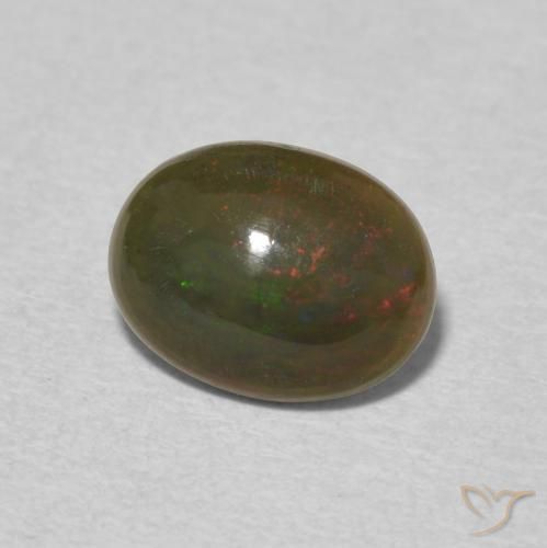 9,17 ctw natürlicher Mehrfarbig Opal, Oval, Lichtundurchlässig