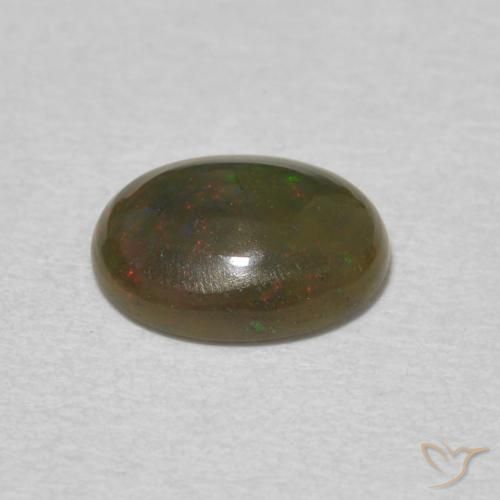 9,17 ctw natürlicher Mehrfarbig Opal, Oval, Lichtundurchlässig