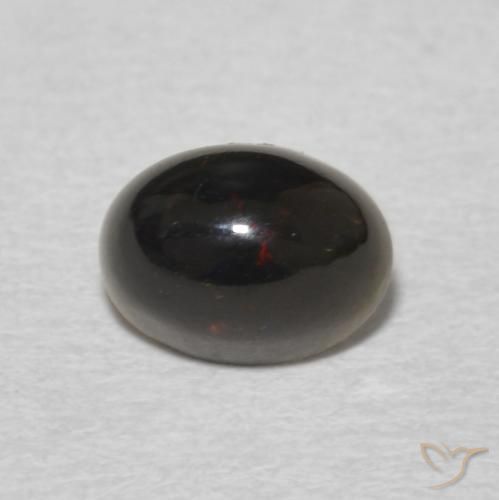 0.59ct Natürlicher Mehrfarbig Opal, Oval, Lichtundurchlässig