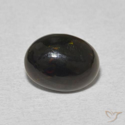 0.93ct Natürlicher Mehrfarbig Opal, Oval, Lichtundurchlässig