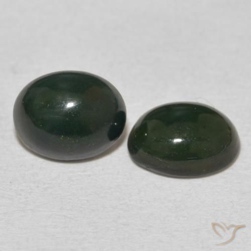 2.08 ct natürliche Mehrfarbig Opal-Edelsteine, Oval, Lichtundurchlässig