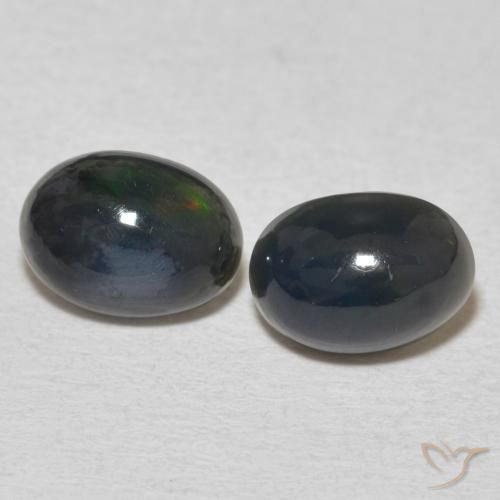 1.50ctw Natürlicher Mehrfarbig Opal, Oval, Lichtundurchlässig, Photo A