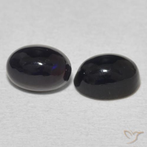 1.14 ct natürliche Mehrfarbig Opal-Edelsteine, Oval, Lichtundurchlässig