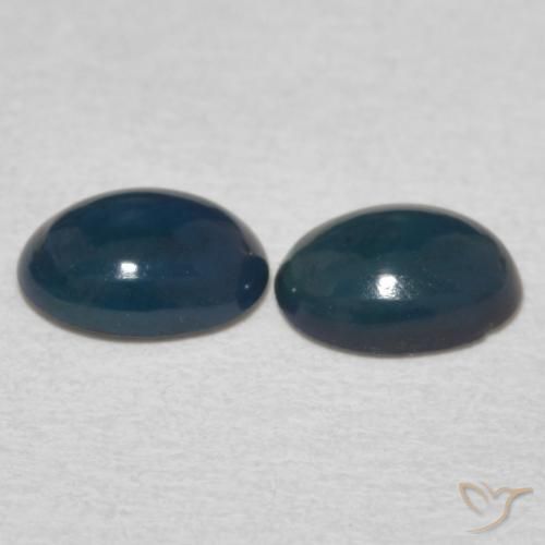 0.75 ct natürliche Mehrfarbig Opal-Edelsteine, Oval, Lichtundurchlässig