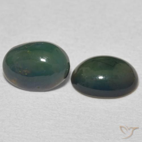 1.42 ct natürliche Mehrfarbig Opal-Edelsteine, Oval, Lichtundurchlässig