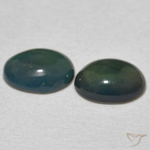 1.42 ct natürliche Mehrfarbig Opal-Edelsteine, Oval, Lichtundurchlässig