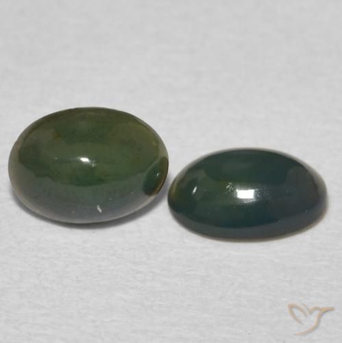 0.89 ct natürliche Mehrfarbig Opal-Edelsteine, Oval, Lichtundurchlässig