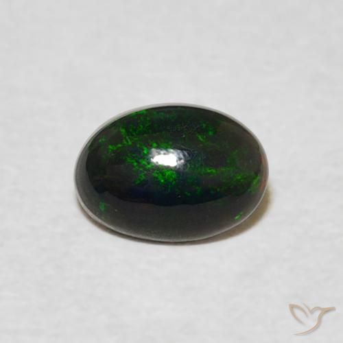 0.39ct Natürlicher Mehrfarbig Opal, Oval, Lichtundurchlässig, Photo A
