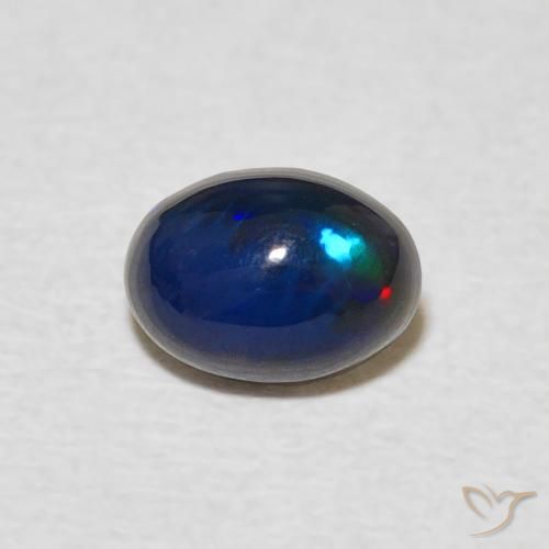 0.54ct Natürlicher Mehrfarbig Opal, Oval, Lichtundurchlässig