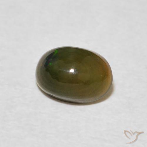 9,17 ctw natürlicher Mehrfarbig Opal, Oval, Lichtundurchlässig