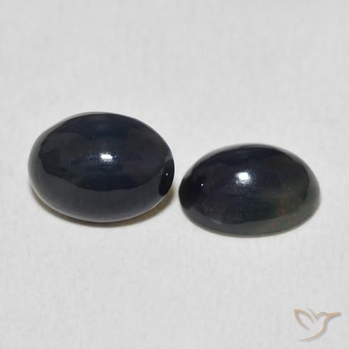 1.47 ct natürliche Mehrfarbig Opal-Edelsteine, Oval, Lichtundurchlässig