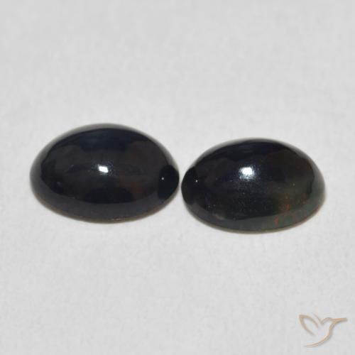 1.47 ct natürliche Mehrfarbig Opal-Edelsteine, Oval, Lichtundurchlässig