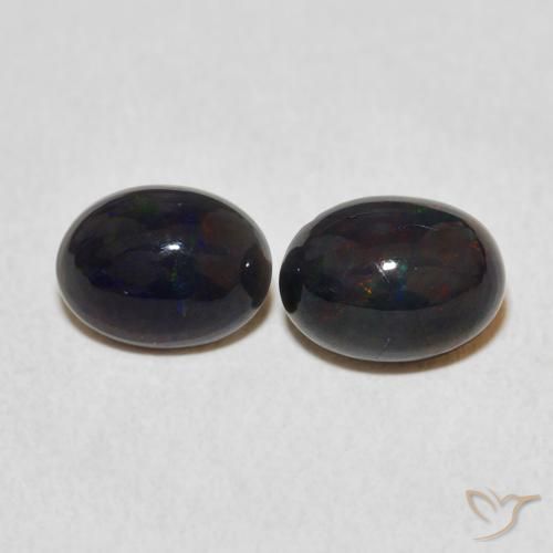 1.48ctw Natürlicher Mehrfarbig Opal, Oval, Lichtundurchlässig