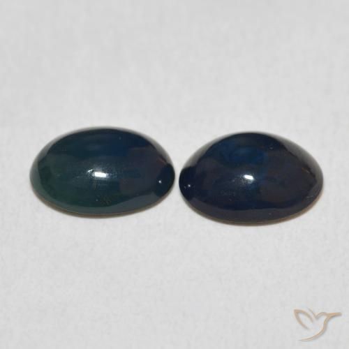 1.33 ct natürliche Mehrfarbig Opal-Edelsteine, Oval, Lichtundurchlässig