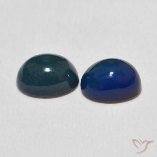 1.31 ct natürliche Mehrfarbig Opal-Edelsteine, Oval, Lichtundurchlässig