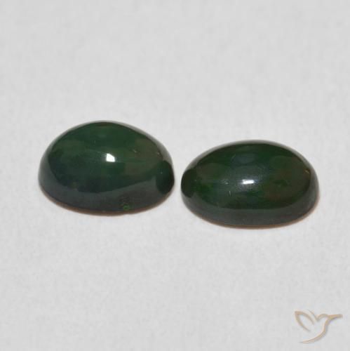 1.07 ct natürliche Mehrfarbig Opal-Edelsteine, Oval, Lichtundurchlässig