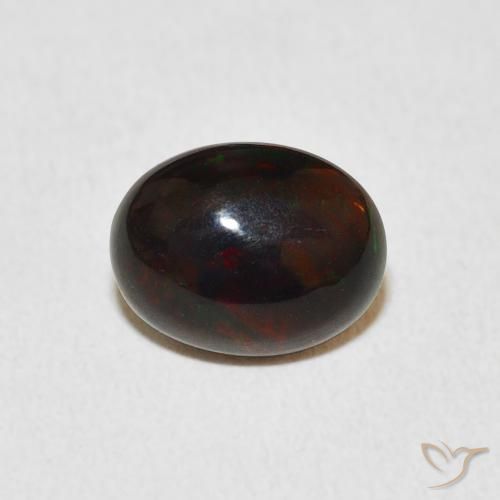 1.14ct Natürlicher Mehrfarbig Opal, Oval, Lichtundurchlässig