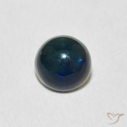0.40ct Natürlicher Mehrfarbig Opal, Runden, Lichtundurchlässig