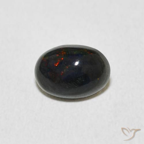 0.52ct Natürlicher Mehrfarbig Opal, Oval, Lichtundurchlässig, Photo A