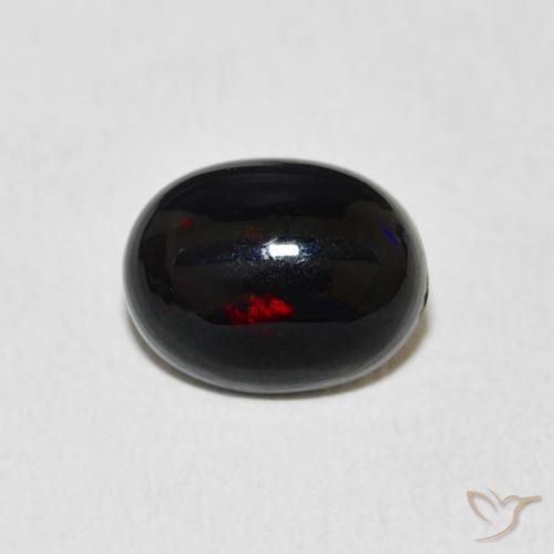1.65ct Natürlicher Mehrfarbig Opal, Oval, Lichtundurchlässig
