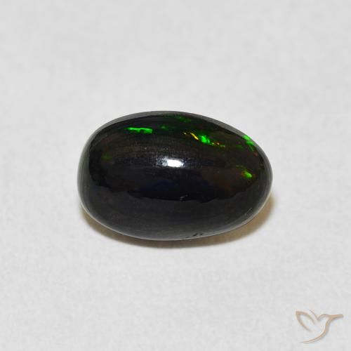 1.24ct Natürlicher Mehrfarbig Opal, Oval, Lichtundurchlässig