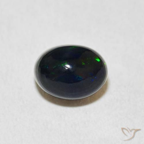 1.11ct Natürlicher Mehrfarbig Opal, Oval, Lichtundurchlässig