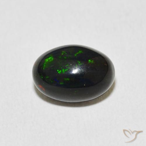 1.56ct Natürlicher Mehrfarbig Opal, Oval, Lichtundurchlässig