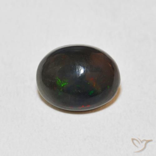 1.59ct Natürlicher Mehrfarbig Opal, Oval, Lichtundurchlässig