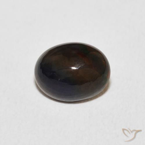 1.29ct Natürlicher Mehrfarbig Opal, Oval, Lichtundurchlässig